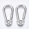 Tarnish Resistant 304 Stainless Steel Rock Climbing Carabiners STAS-N087-23B-01-1