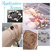 60Pcs 2 Colors Brass Curved Tube Beads KK-UN0004-25-6