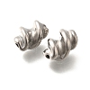 Anti-Tarnish 304 Stainless Steel Beads STAS-I321-55P-2