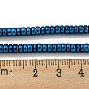 Electroplated Synthetic Non-magnetic Hematite Beads Strands G-K361-A03-02-4