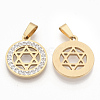 201 Stainless Steel Pendants STAS-N089-29G-2