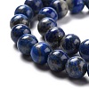 Natural Lapis Lazuli Round Beads Strands G-I181-09-8mm-3