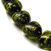 Handmade Dichroic Foil Glass Beads Strands DICH-U001-03H-3