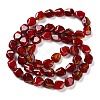 Handmade Gold Sand Lampwork Beads Strands LAMP-U001-01D-2