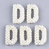 Handmade ABS Plastic Imitation Pearl Woven Beads FIND-T039-18-D-1