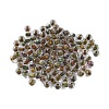 130Pcs 10G Transparent Glass Seed Beads GLAA-V001-07B-1