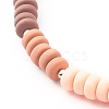 Polymer Clay Beaded Necklaces NJEW-JN03585-02-5