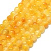 Natural Malaysia Jade Beads Strands G-L645-C01-8mm-27-1
