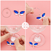 DIY Dragonfly Wine Glass Charms Making Kit DIY-UN0004-68-5