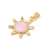 Brass Micro Pave Cubic Zirconia Pendants KK-R100-13G-01-2