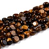 Natural Tiger Eye Beads Strands G-G018-17-1