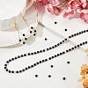 Natural Obsidian Beads Strands G-PH0028-4mm-14-5
