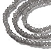 Baking Paint Imitation Jade Glass Bead Strands DGLA-A034-J4MM-A43-4