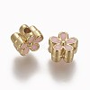Brass Enamel Beads KK-L179-05B-2