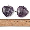 Natural Banded Amethyst Pendants GG-K002-12A-24-3