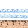 Anti-Tarnish Electroplate Glass Beads Strands GLAA-T025-13A-01-4