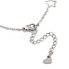 Tarnish Resistant 304 Stainless Steel Cable Chain Anklets AJEW-H104-06P-5