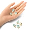 8Pcs Alloy Enamel Pendants ENAM-YW0002-31C-5