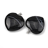 Natural Banded Agate Pendants GG-K002-12A-16-2