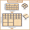 2Pcs 2 Styles Felt Bead Design Boards AJEW-BC0007-97-2