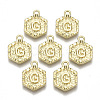 Alloy Pendants PALLOY-N157-003G-NR-1
