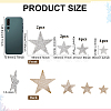 12Pcs 4 Styles Self Adhesive Rhinestone Appliques DIY-FG0008-27-2