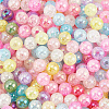 Transparent Crackle Acrylic Beads PACR-PA0001-18B-7