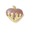 Rack Plating Brass Enamel Pendants KK-S366-05G-07-1