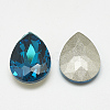 Pointed Back Glass Rhinestone Cabochons RGLA-T081-18x25mm-14-2