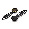 Alloy & Iron Bookmark Cabochon Settings PALLOY-N184-03AB-2