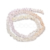 Transparent Glass Bead Strands GLAA-H023-03H-3