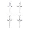 Non-Tarnish 201 Stainless Steel Pendants X-STAS-N098-246P-2