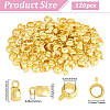 120Pcs Tibetan Style Alloy Rondelle Tube Bails FIND-PA0001-47G-2