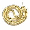 Electroplate Non-magnetic Synthetic Hematite Bead Strands G-Q465-19G-2