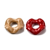 Baking Paint Alloy Enamel European Beads FIND-G092-08-3
