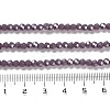 Electroplate Opaque Glass Beads Strands EGLA-A035-P3mm-A11-4