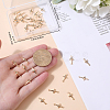 40Pcs Brass Connector Charms KK-BBC0010-15G-3