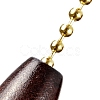 Natural Wood Pendant Decorations FIND-WH0065-14-2