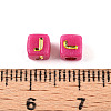 Plating Acrylic Beads OACR-N140-01A-J-3