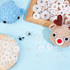 180Pcs 6 Styles Plastic Doll Eye Round Gaskets FIND-GF0009-74-4