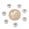 Brass Micro Pave Cubic Zirconia Beads ZIRC-F001-121P-5