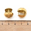 304 Stainless Steel Rhinestone Hoop Earrings EJEW-M041-01G-02-5