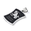 304 Stainless Steel Pendants STAS-O008-01L-2