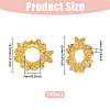 100Pcs Alloy Spacer Beads FIND-CA0011-55-2