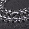 Synthetic Quartz Crystal Beads Strands GSR8mmA039-1-3