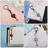 20Pcs 10 Styles Rainbow Color PVD Vacuum Plating Alloy Keychain Clasps JX114A-6