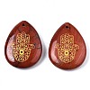 Natural Red Jasper Pendants G-T122-73K-2