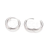 Tarnish Resistant 304 Stainless Steel Huggie Hoop Earrings LS-EJEW-F111B-17mm-P-3