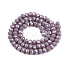 Electroplate Glass Beads Strands EGLA-A044-P6mm-A13-3