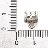 Tibetan Style Alloy Tube Bails TIBE-L008-13AS-3